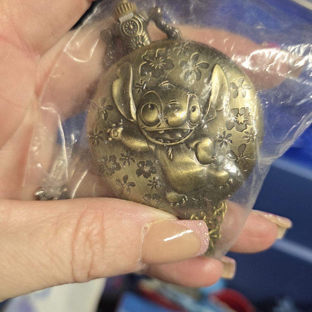 Bronze Floral Pocket Watch